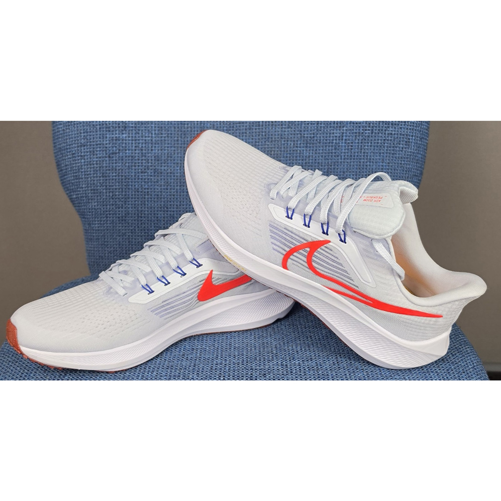 Nike Air Zoom Pegasus 39 White Crimson Men's‎ 9.5 Running Shoes DH4071-007
